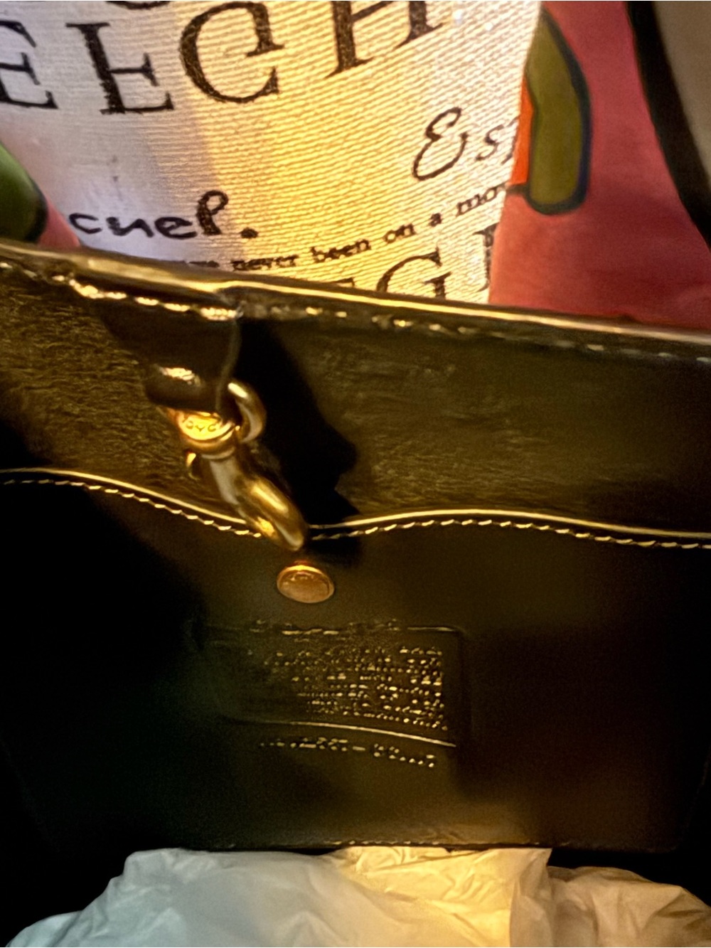 Coach Black Bleecker bucket 16 Leather Shoulder Bag - Picture 5 of 5